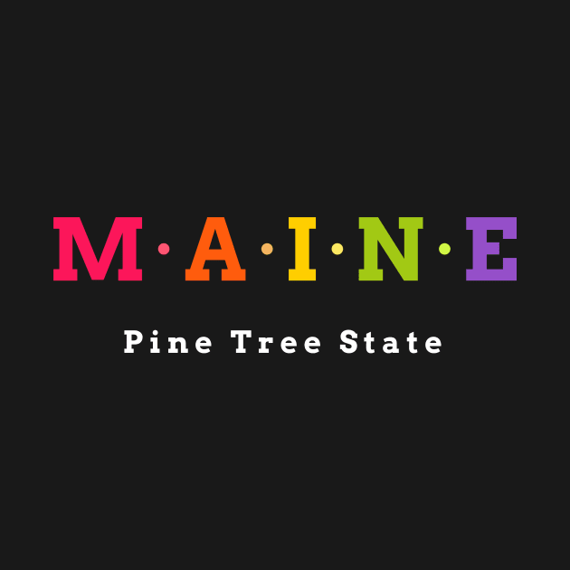 Maine, USA. Pine Tree State. by Koolstudio