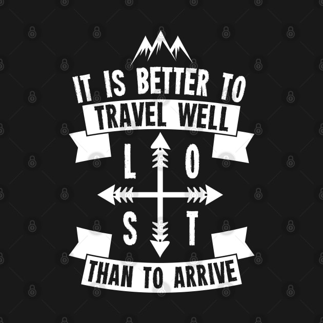 It is better to travel well than to arrive by mailboxdisco