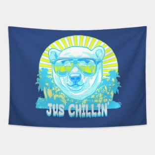 Bear Jus' Chillin' Tapestry