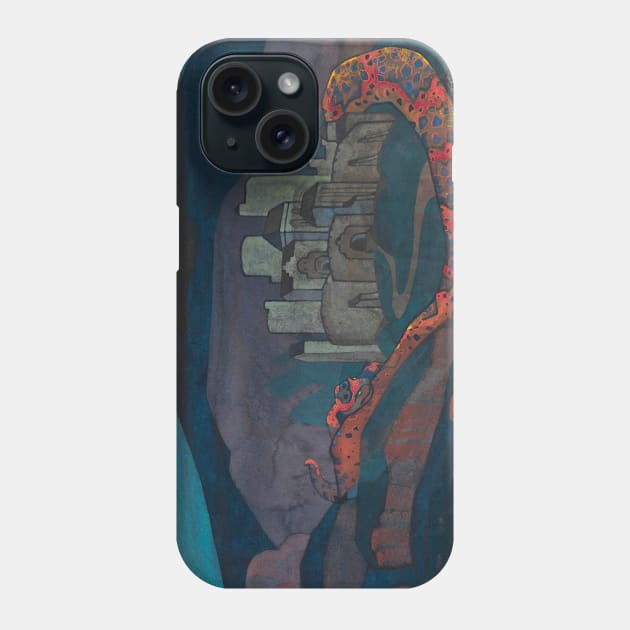 The Doomed City by Nicholas Roerich Phone Case by Star Scrunch