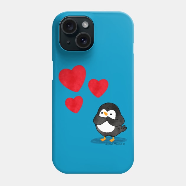 Penguin in Love 8 Phone Case by thepenguinsfamily