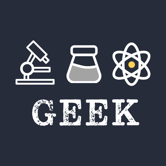 Proud Geek Science Retro by happinessinatee