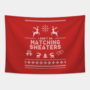 christmas is approaching santa ugly sweaters Tapestry