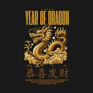 Chinese new year t-shirt,year of the dragon T-Shirt