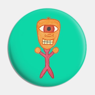 Stick Man Pin