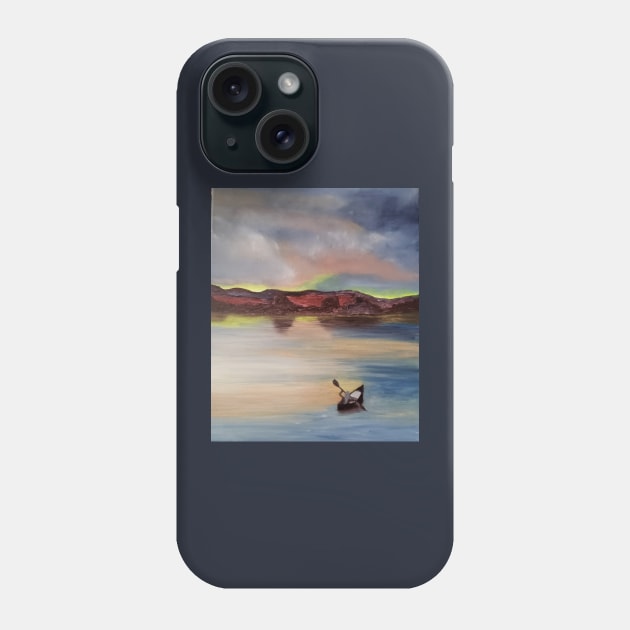 Calm waters oil painting by Tabitha Kremesec Phone Case by TeteSteva19