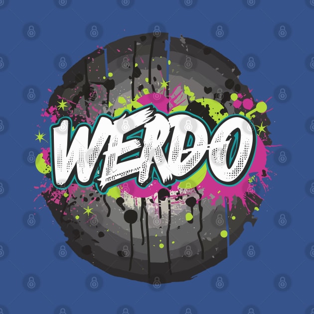 Weirdo Typography | Minimalistic Graffiti Style Design by diegotorres