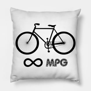 Infinite MPG bike design Pillow