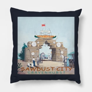 Lumbermen's Arch Gravenhurst Ontario Pillow