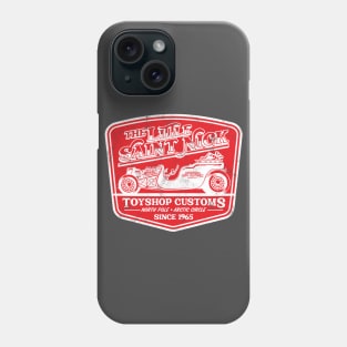 Little Saint Nick (Red and White on Asphalt) Phone Case