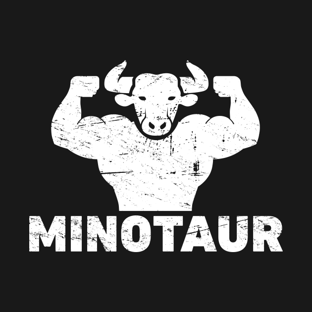 Distressed Greek Mythology Minotaur by MeatMan