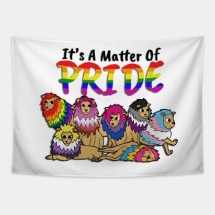 The Pride Pride- With text Tapestry