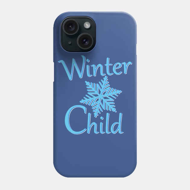 Winter child, season winter Phone Case by SpassmitShirts