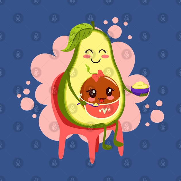 avocado mum baby feeding by Mako Design 