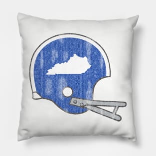 Kentucky Retro Football Helmet Pillow