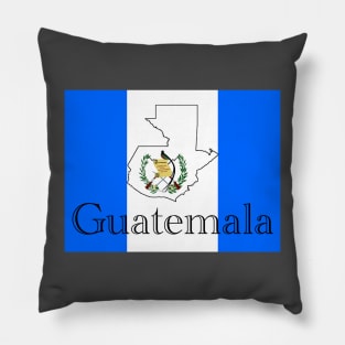 Guatemala flag and country Pillow