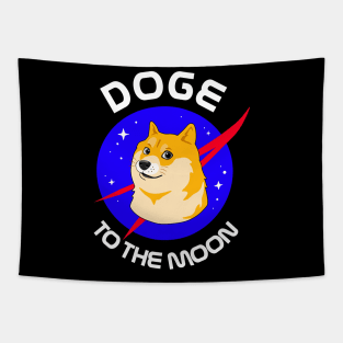 Doge to the Moon! Tapestry