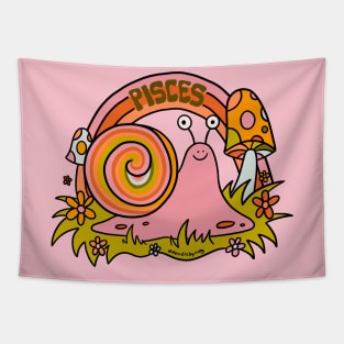 Pisces Snail Tapestry