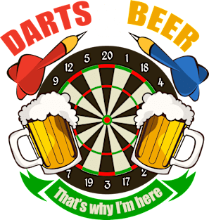 Darts And Beer Happy New Year T-shirt - New Year's Eve Beer Magnet