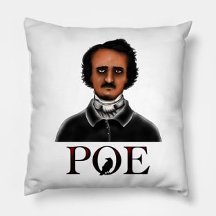 HomeSchoolTattoo Edgar Allan Poe Pillow