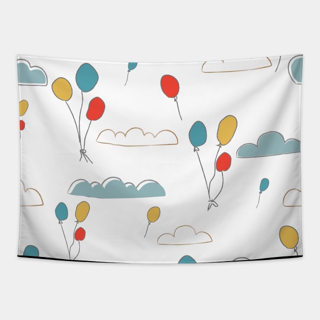 Sweet Balloons Tapestry by Creative Meadows
