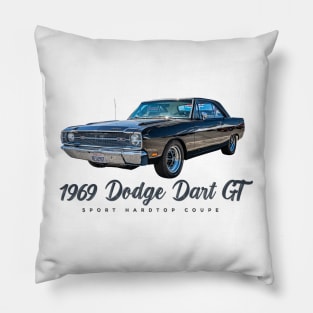 1969 Dodge Dart GT Sport Hardtop Coupe Pillow