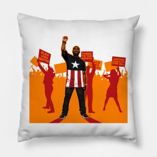 BLACK LIVES MATTER / JUSTICE FOR GEORGE FLOYD Pillow