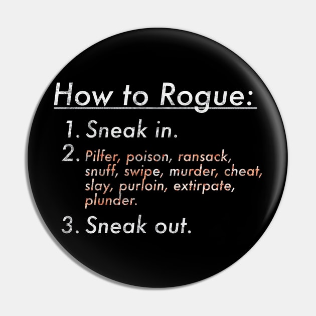 How to Rogue Pin by KilburKilbur