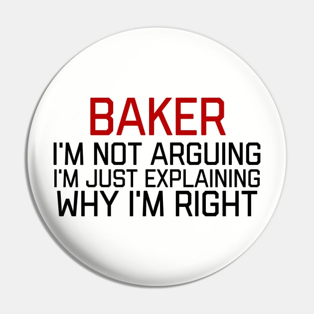 baker Pin by Design stars 5