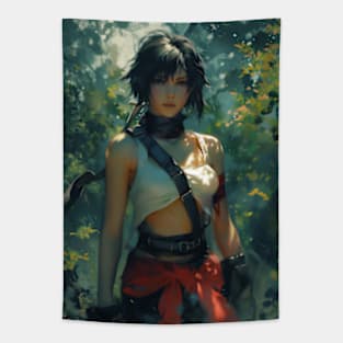 FF7 Rebirth Yuffie Kisaragi Tapestry