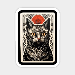 Cat tarot card Magnet