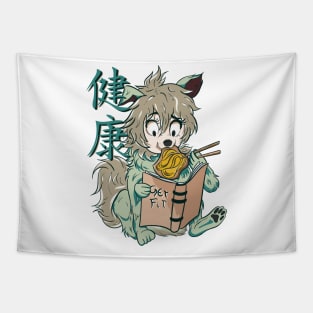 The cutest Japanese dog 3 - How to get fit - Peanut butter version Tapestry