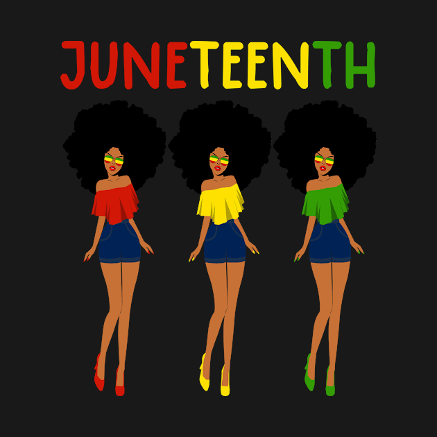 Juneteenth Melanin Black Afro Queen African American by Navarra