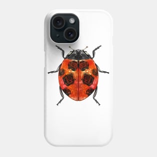 Ladybird Rose Pattern Phone Case