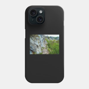 Rocky trail on mountains Phone Case