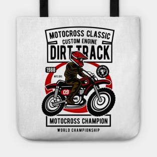 Motocross dirt track Tote