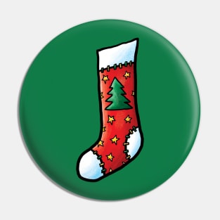 christmas stocking Pin