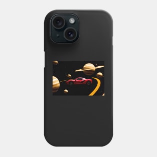 Ferrari 488 in Saturn Phone Case