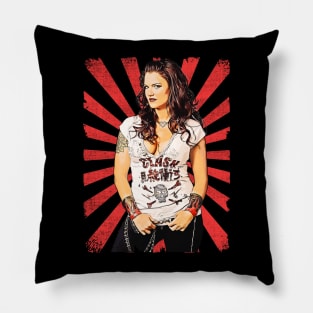 Lita Wrestling Vintage Fan Art Pillow