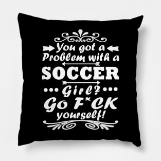 Football Girls Goal Gift Tricot Saying Pillow