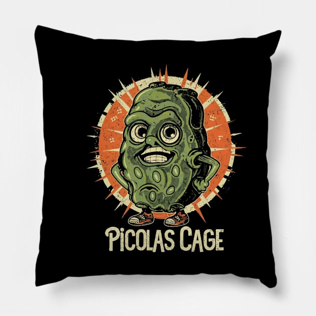 Picolas Cage Pillow by Aldrvnd