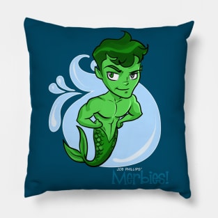 Green Merbie Pillow