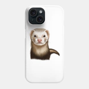 Cute Ferret Drawing Phone Case