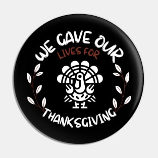 Thanksgiving Turkey Confession Pin