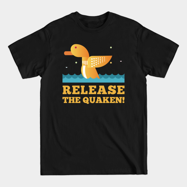 Disover Quack - Release The Quaken - bright - Duck Kraken Pun - T-Shirt