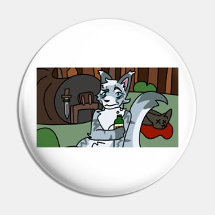 Drunk Silverstream Pin