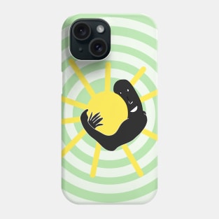 Sunny positive hug Phone Case