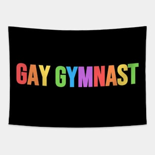 GAY GYMNAST (Pastel Rainbow) Tapestry