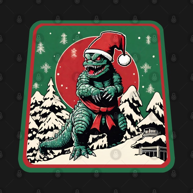 Kaiju  Christmas by Ilustradamus