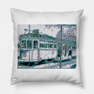 Local Tram Pillow